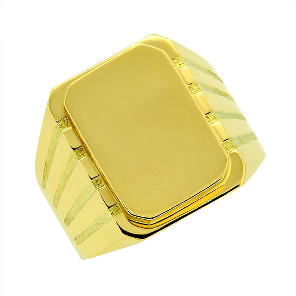 Herrenring Siegelring  aus Gold