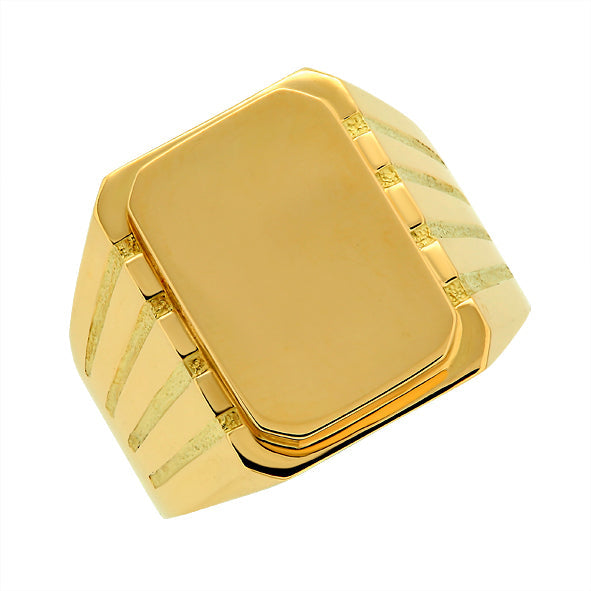 Herrenring Siegelring  aus Gold