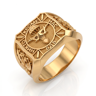 Men's gold ring WDW