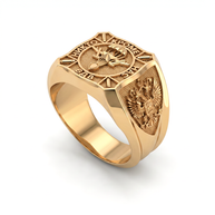 Men's gold ring WDW