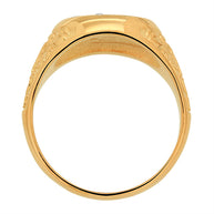 Gold Initial Ring 