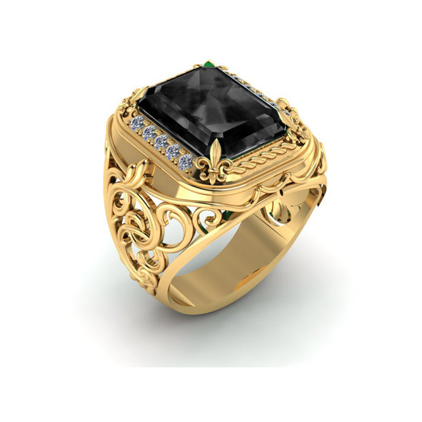 Herrenring aus Gold