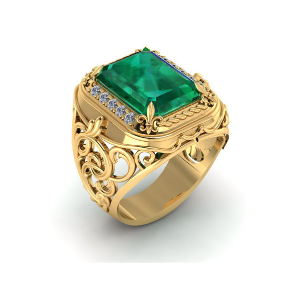 Herrenring aus Gold