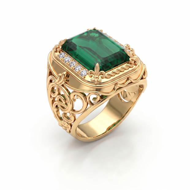 Herrenring aus Gold