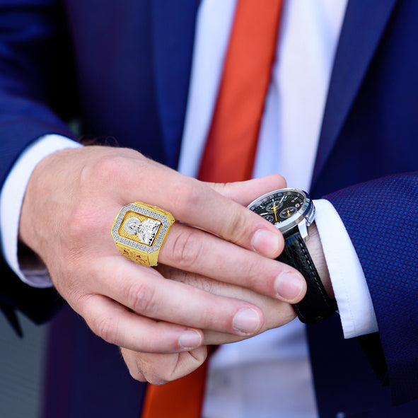 Jesus ring -orthodox- in gold