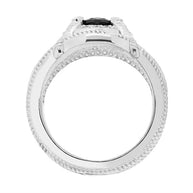Silberring, Herrenring mit Zirkonia
