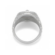 Silberring, Herrenring aus 925er Silber Löwe