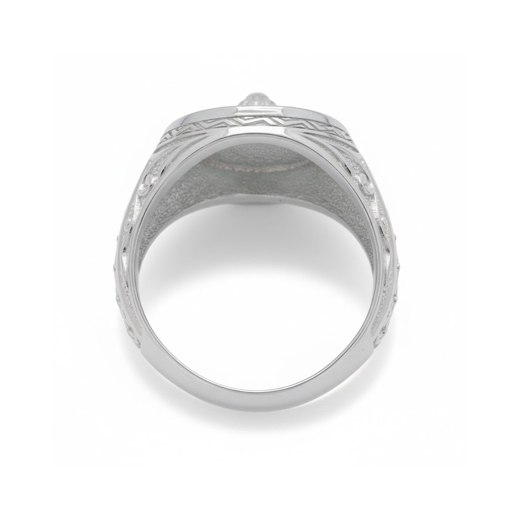 Silberring, Herrenring aus 925er Silber Löwe