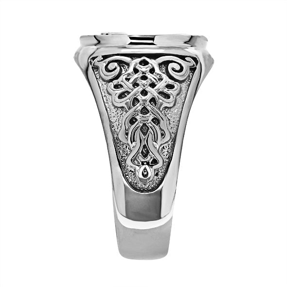 Herrenring aus 925er Silber -Deutscher Adler-