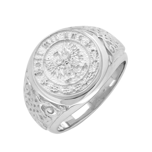 Herrenring aus 925er Silber -Deutscher Adler-