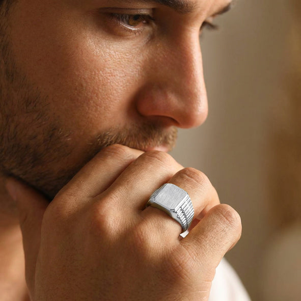 Men's ring, 925 sterling silver