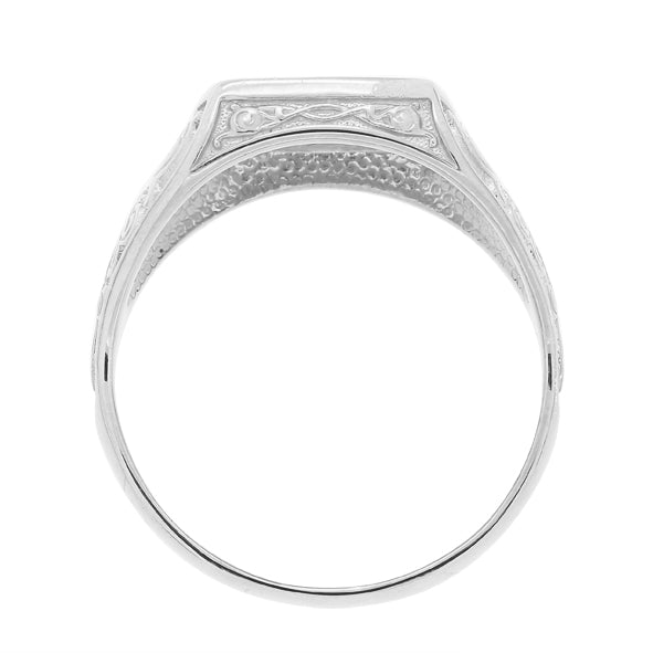 Men's ring made of 925 silver, George the Victorious