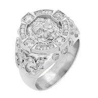 Silberring, Herrenring aus 925er Silber LÖWE