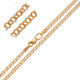 Garibaldikette Goldkette Rotgold 585