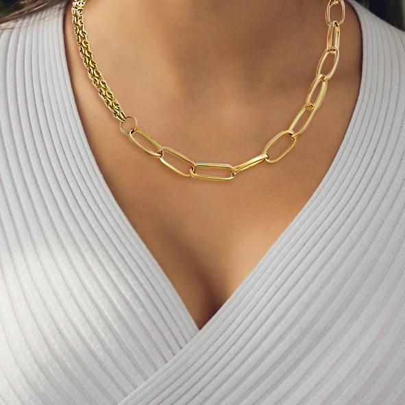 Women's Handmade gold chain