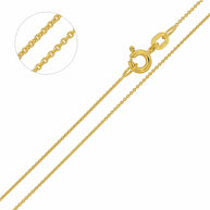 Ankerkette Halskette Gelbgold 585