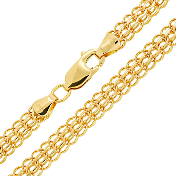 Double-S-chain Necklace Solid Chain Handmade