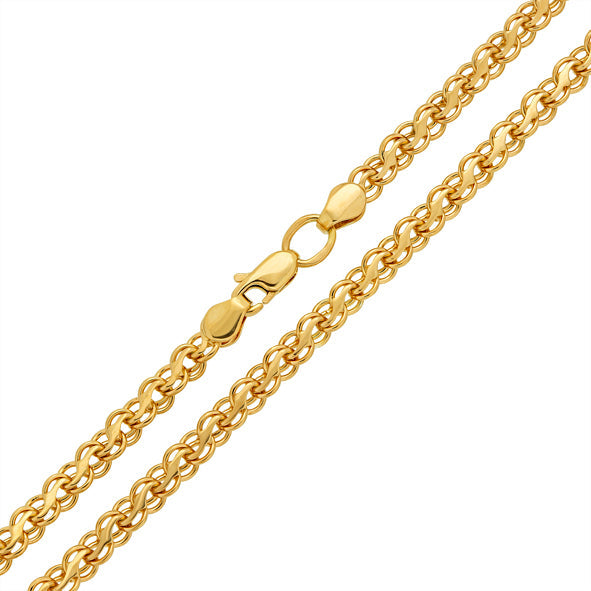 Rinnsal kette aus Gold Handarbeit