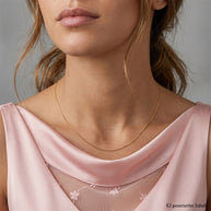 Curb chain Necklace in 585 / 14kt Yellow gold
