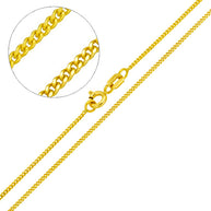 Panzerkette Gelbgold 585