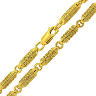 Kette, Massive Halskette aus Gold