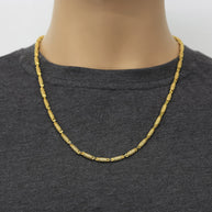 Kette, Massive Halskette aus Gold