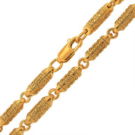 Kette, Massive Halskette aus Gold
