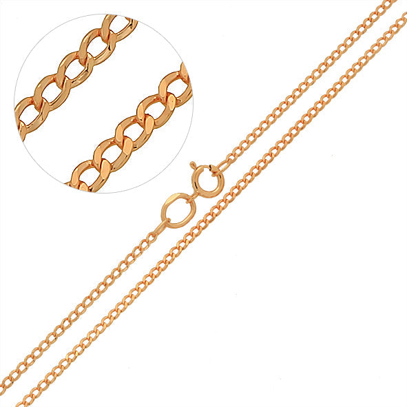 Panzerkette Rotgold 585