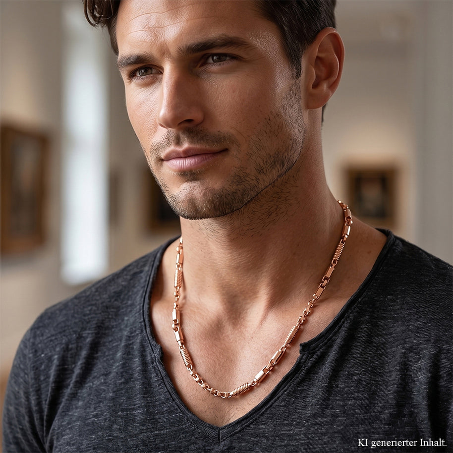 Männer Kette Collier / Massivkette / Handarbeit