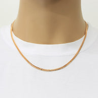 Panzerkette Rotgold 585