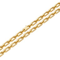Ankerkette, Massive Halskette aus Gold