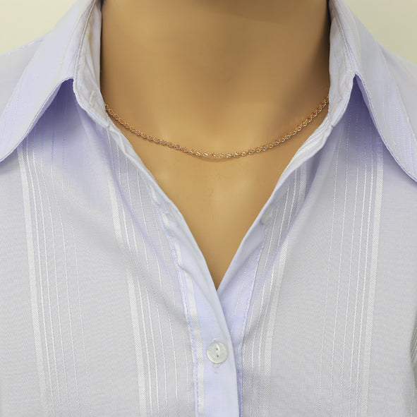 Singapurkette aus Rotgold