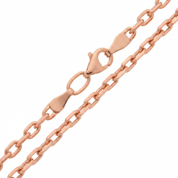 Chain Anchor Necklace in 585/14kt Red Gold