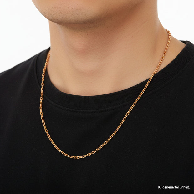Chain Anchor Necklace in 585/14kt Red Gold