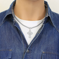 Kreuz Anhänger -orthodox- aus Gold