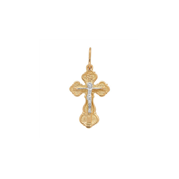 Kreuz Anhänger -orthodox- aus Rotgold