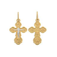 Kreuz Anhänger -orthodox- aus Gold
