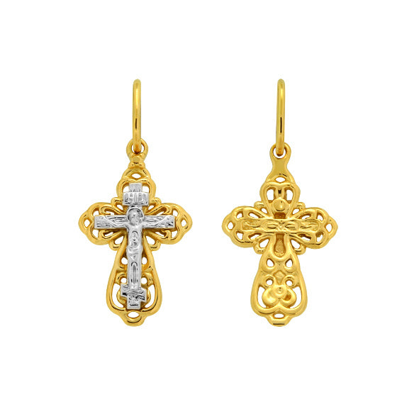 Orthodox Gold Cross Pendant