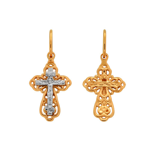 Orthodox Gold Cross Pendant