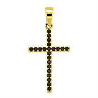 Kreuz Anhänger Gelbgold 585