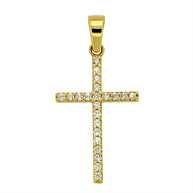 Kreuz Anhänger Gelbgold 585