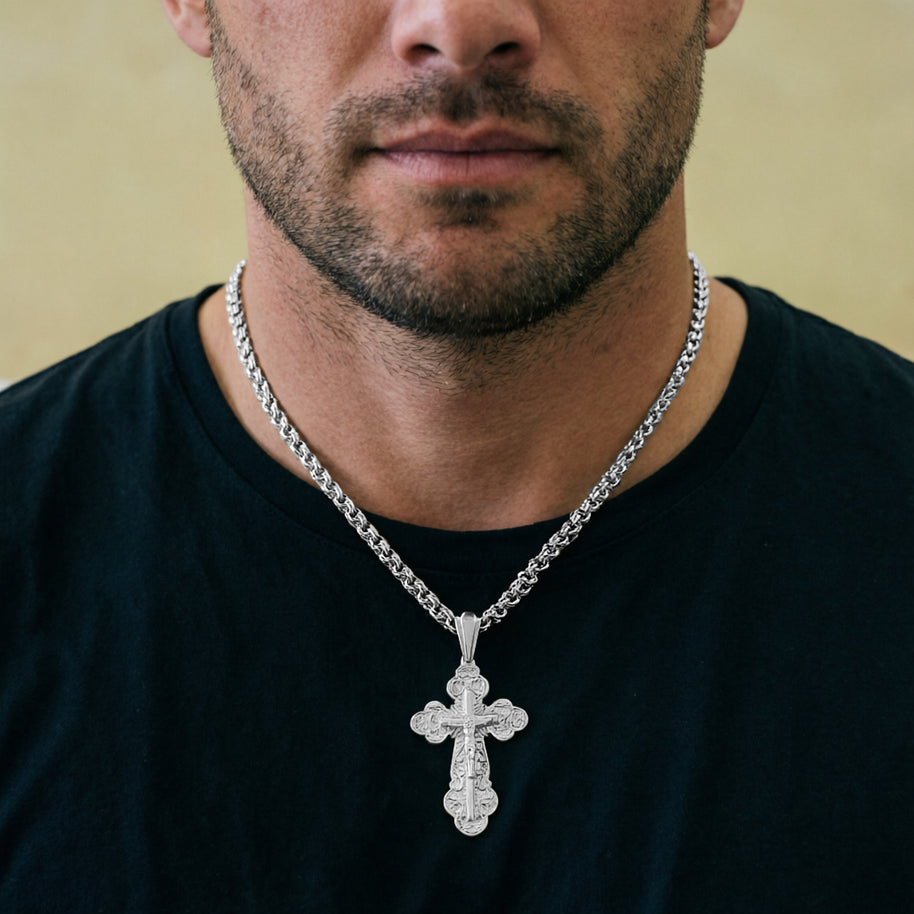 Orthodox Gold Cross Pendant