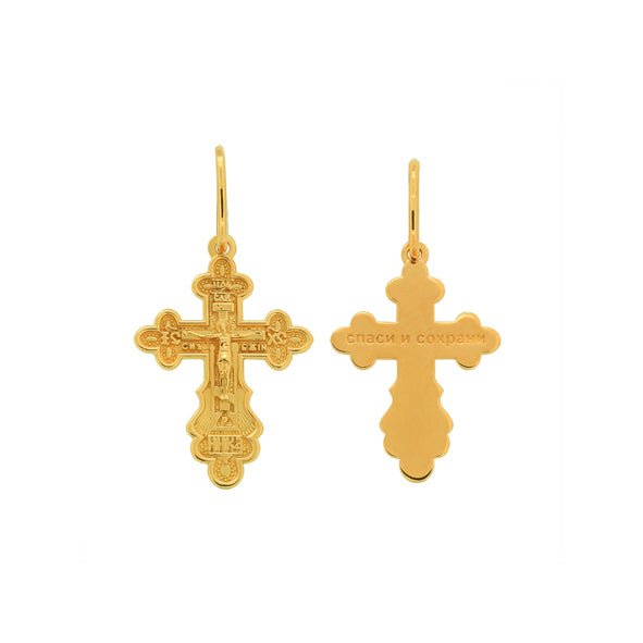 Orthodoxes Goldkreuz nach Maß
