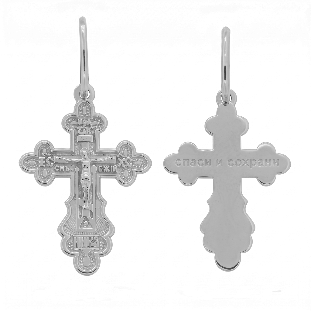 Custom-made Orthodox gold cross