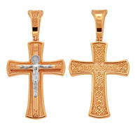 Orthodox Kreuz aus Gold