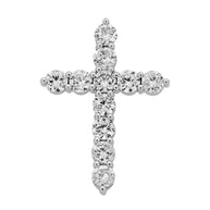 Custom Gold Cross with Precious Stones