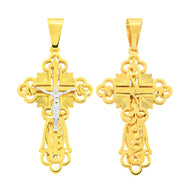 Orthodox Gold Cross Pendant
