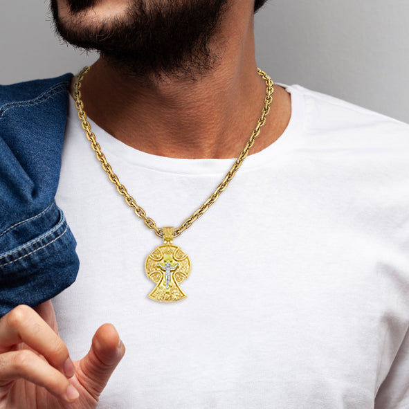 Kreuz -orthodox- aus Gold