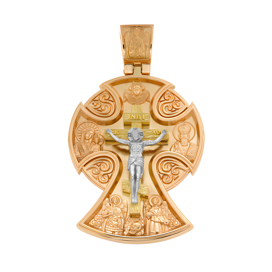 Kreuz -orthodox- aus Gold