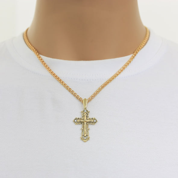 Kreuz -orthodox- aus Gold